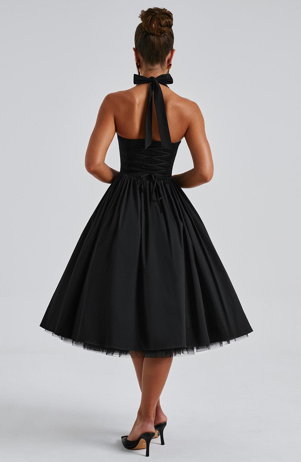 Lúna | Vestido midi halter