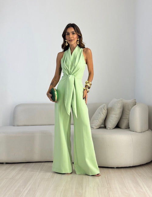 AMELIA | Mono Essense Halter con Nudo