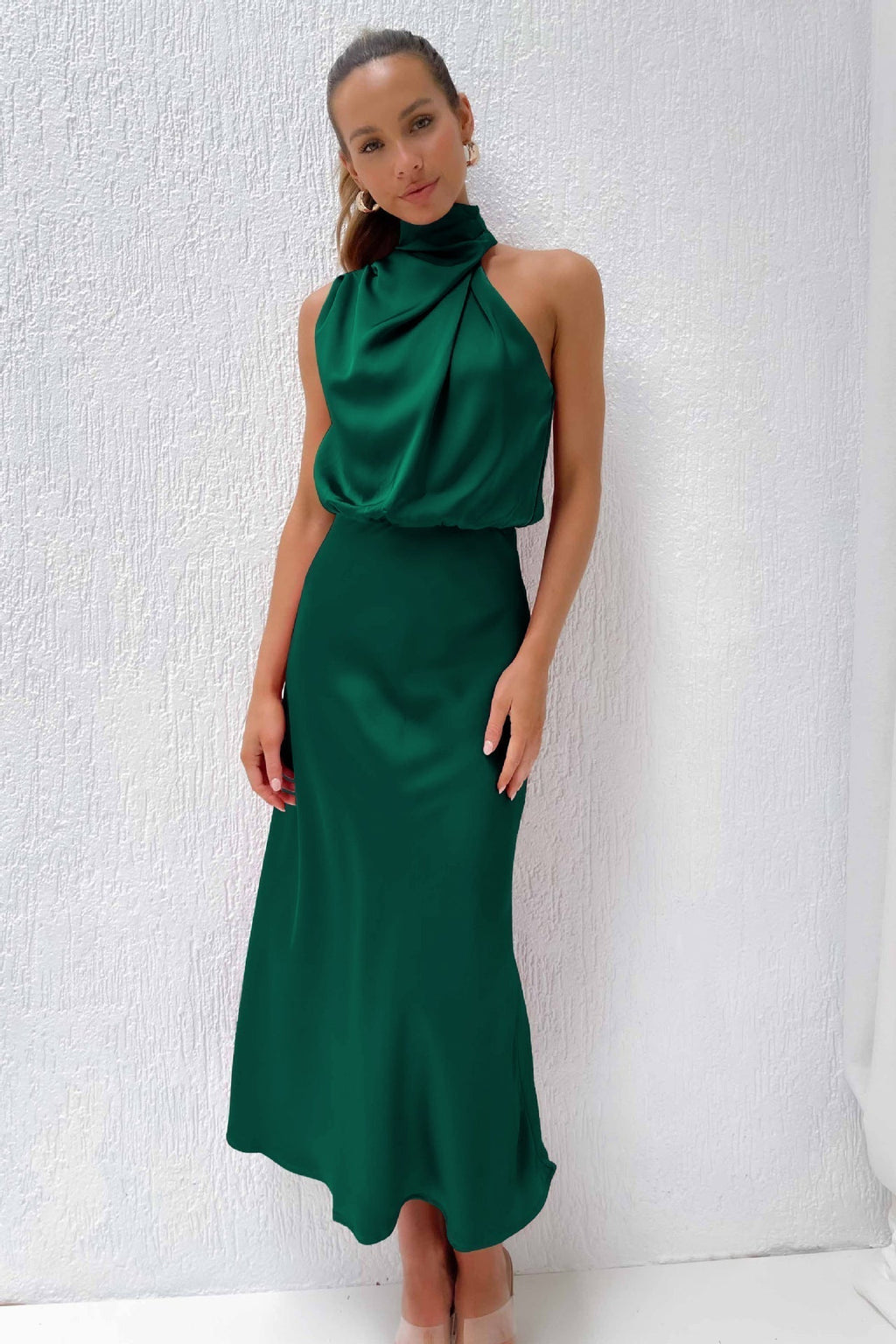 Ana Maria | Vestido con escote americano