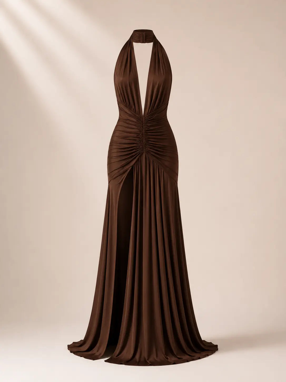 Vestido Luana largo con corte