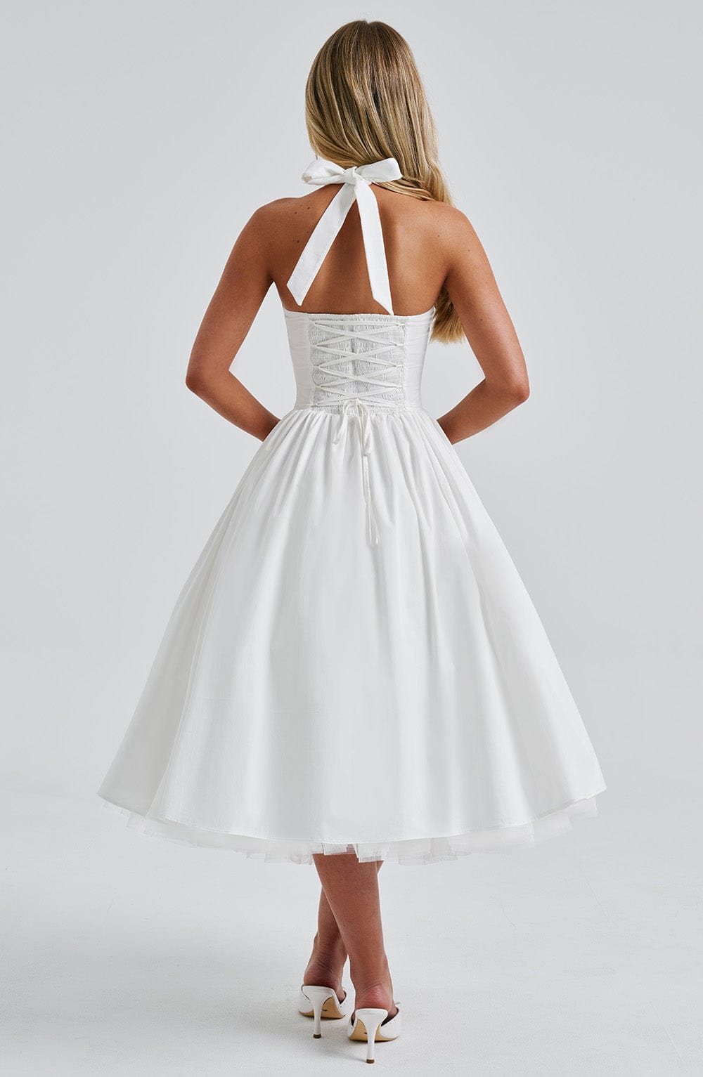 Lúna | Vestido midi halter