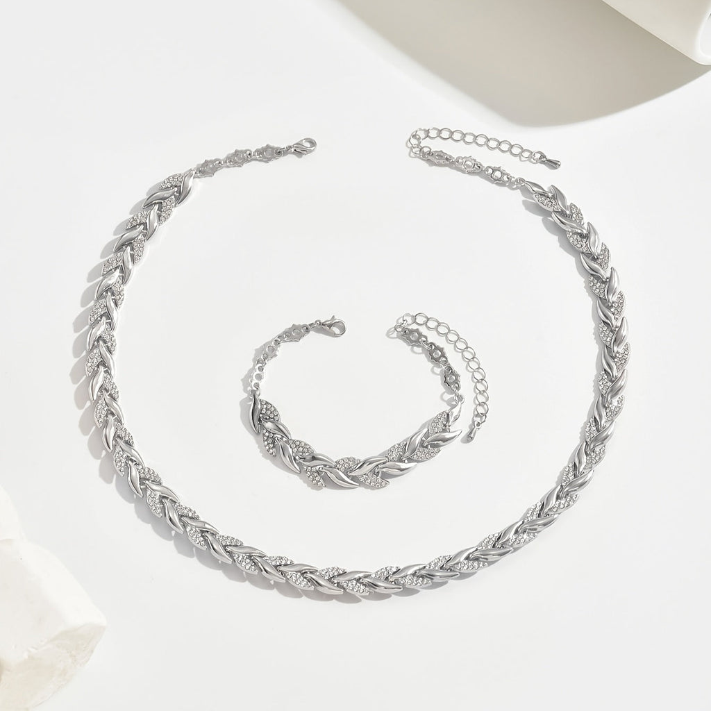 Leina™ – Collar y Pulsera Sirena: Set de Joyería con Encanto Marino