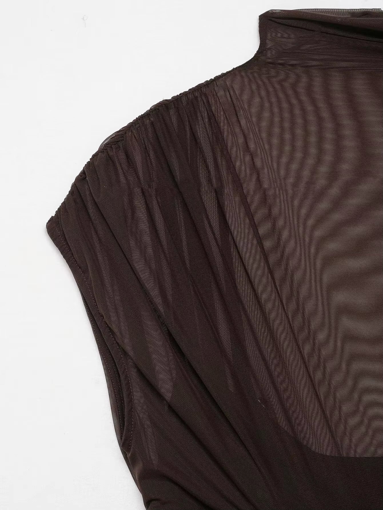 Goya - Vestido largo drapeado de diseño