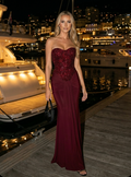 Siara | Vestido Maxi de Noche con Corpiño de Cristales