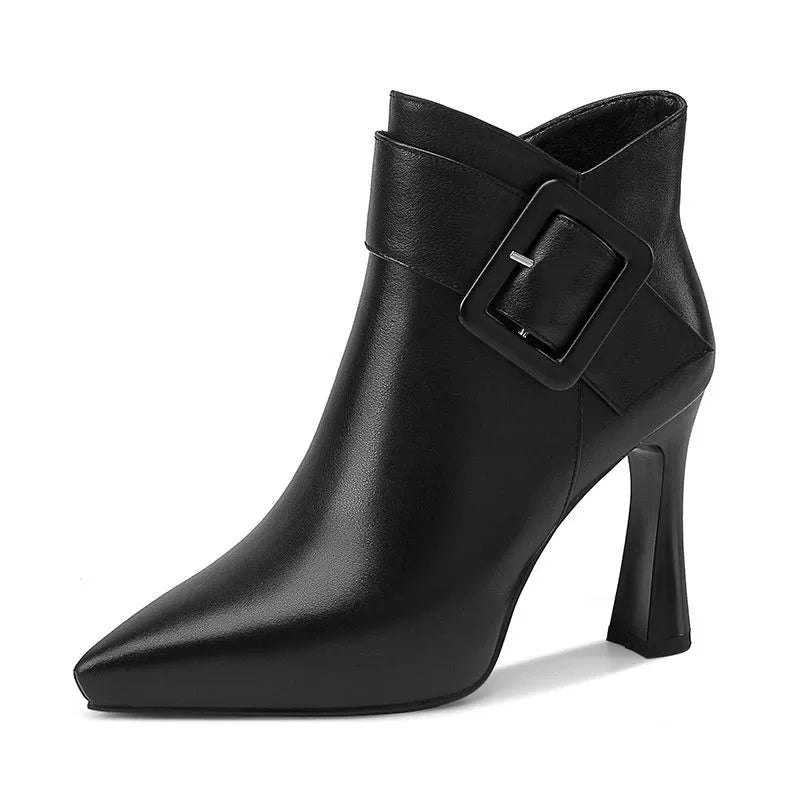 Aveline™ – Botines con Hebilla de Estilo Elegante