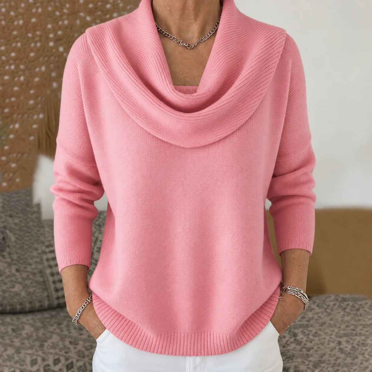 Vionne | Jersey de cuello drapeado