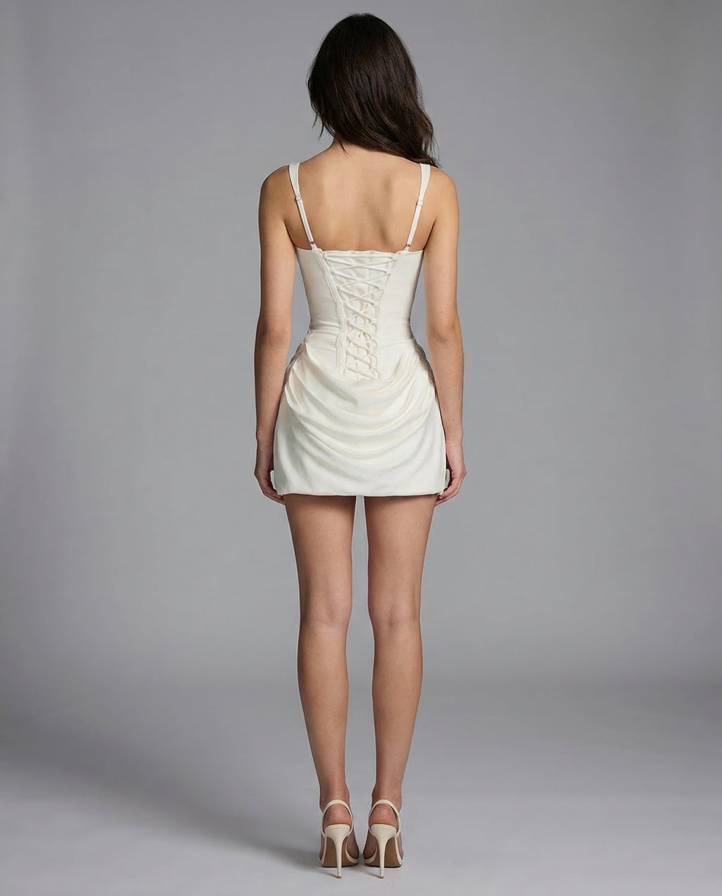 TINA | Vestido Mini Efecto Corsé