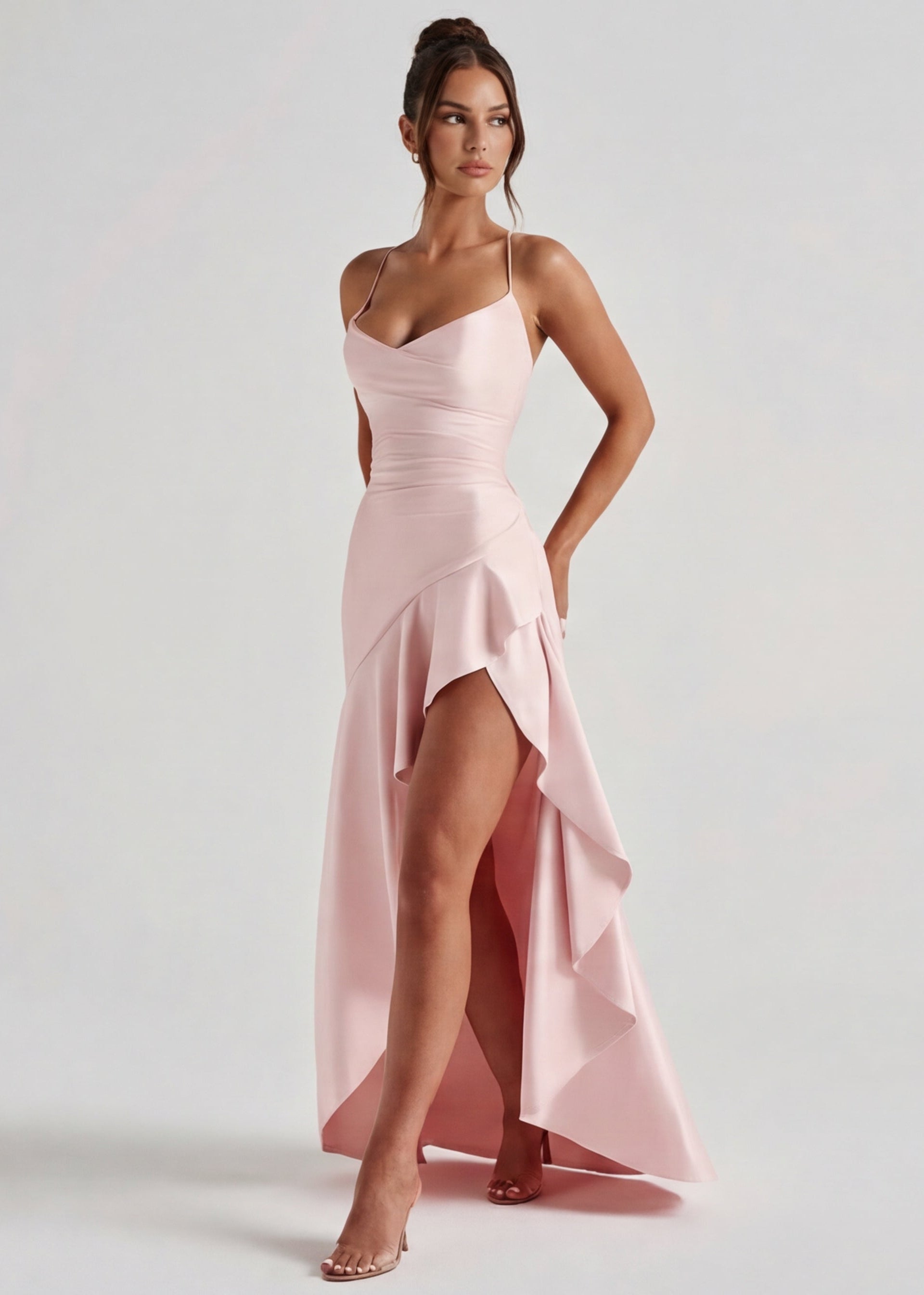Ariana | Vestido Largo Drapeado