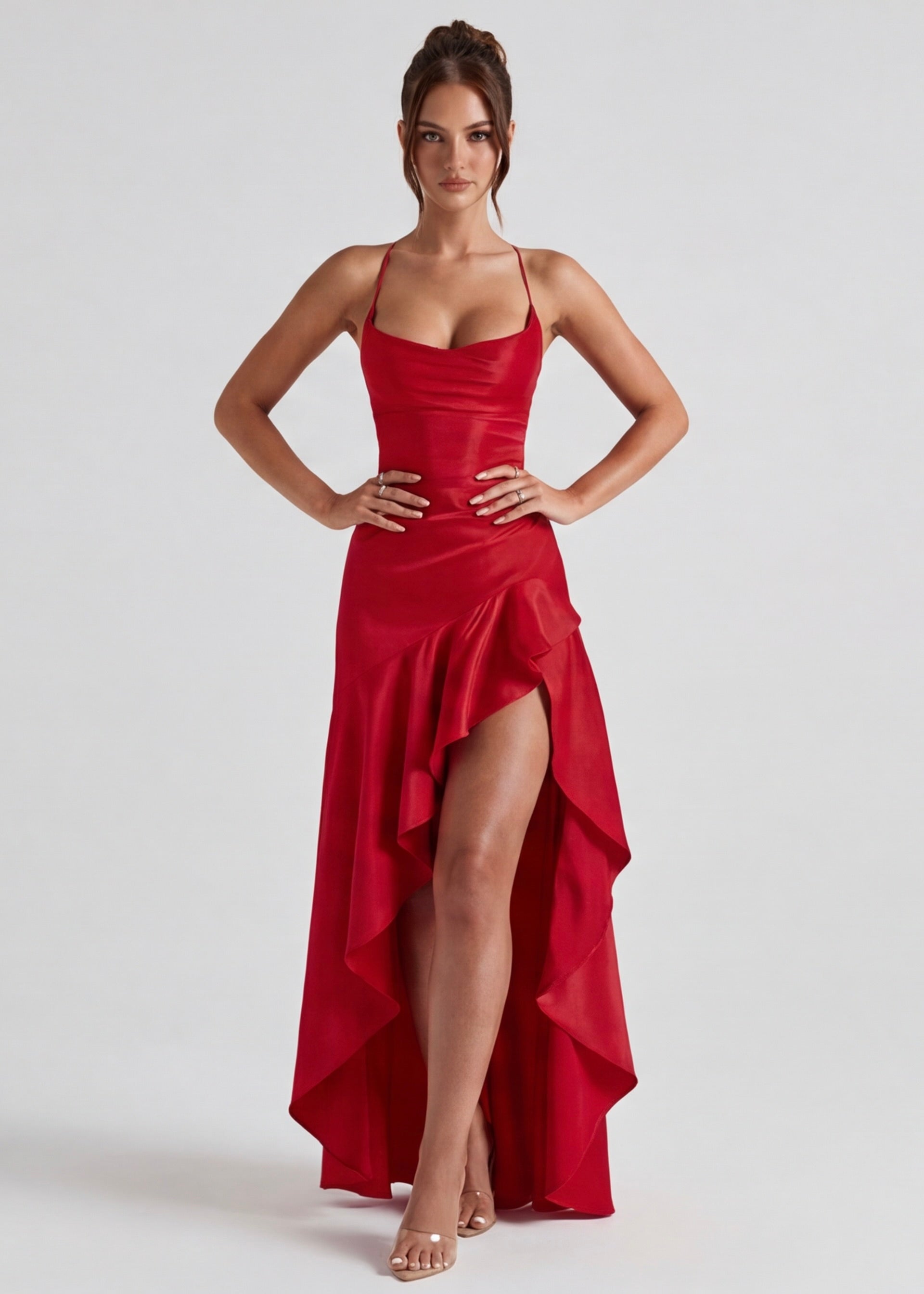 Ariana | Vestido Largo Drapeado