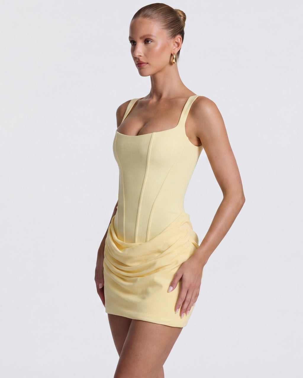 TINA | Vestido Mini Efecto Corsé