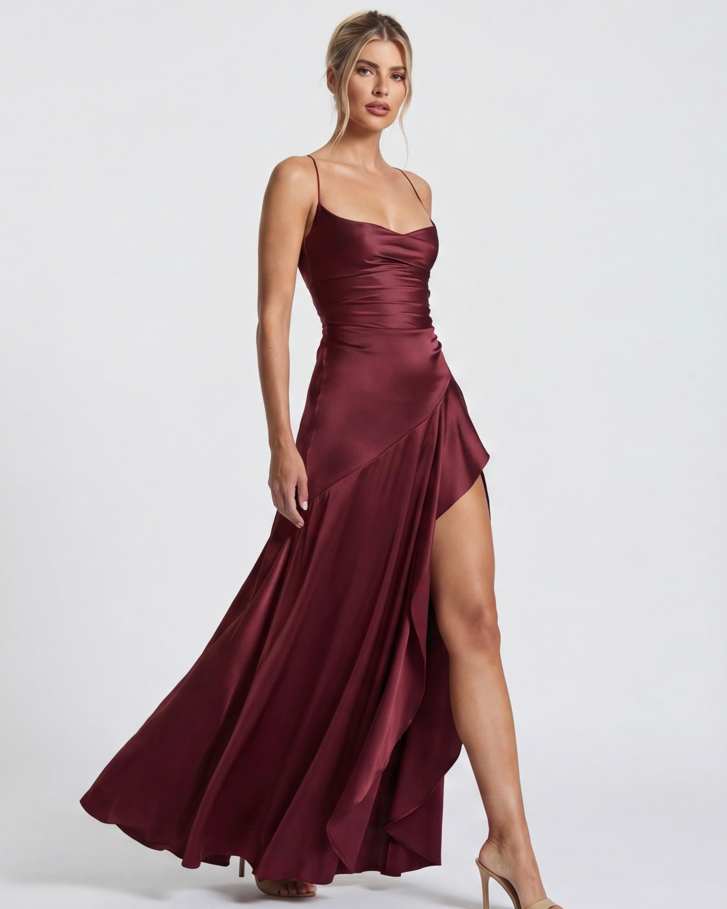 Ariana | Vestido Largo Drapeado
