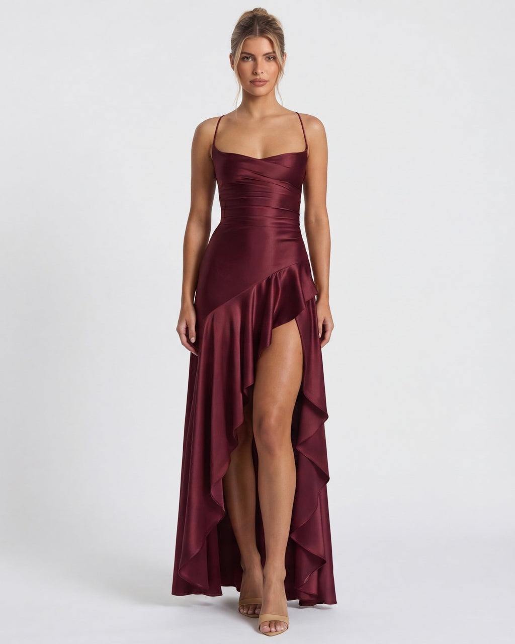 Ariana | Vestido Largo Drapeado