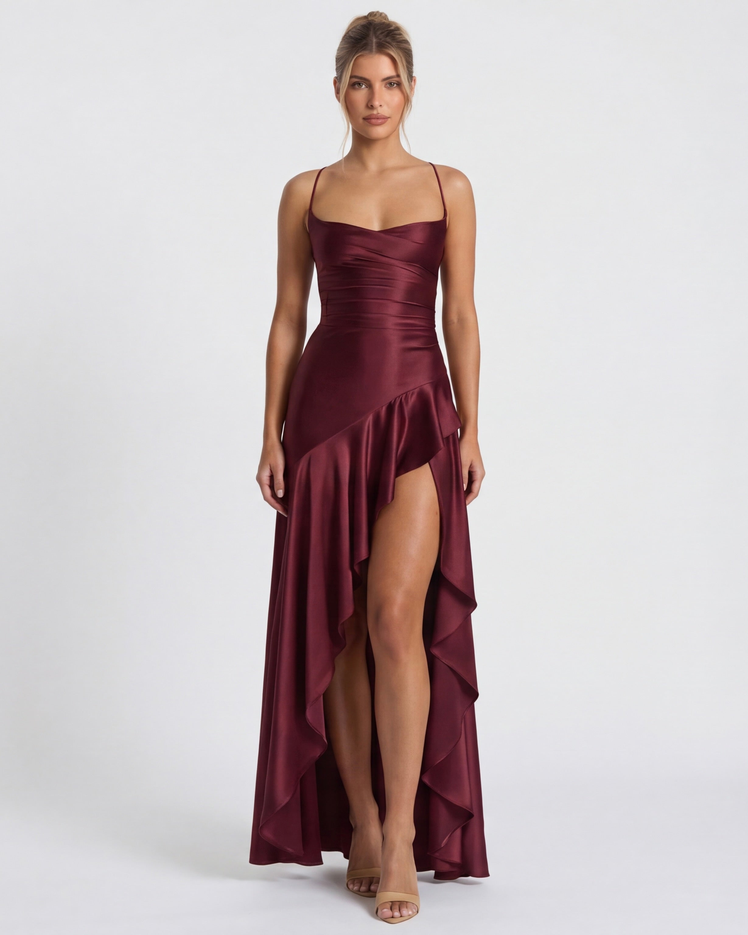 Ariana | Vestido Largo Drapeado