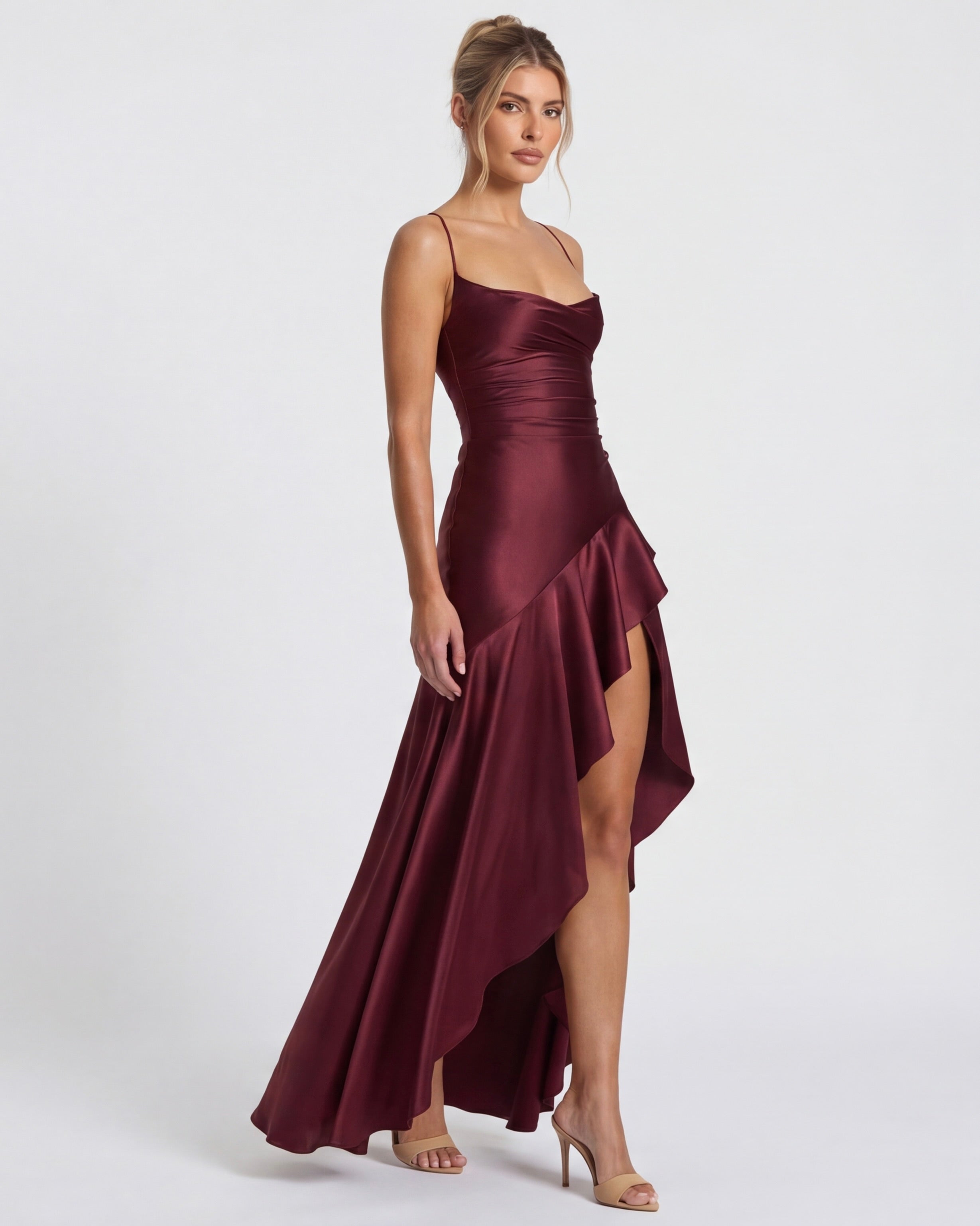 Ariana | Vestido Largo Drapeado