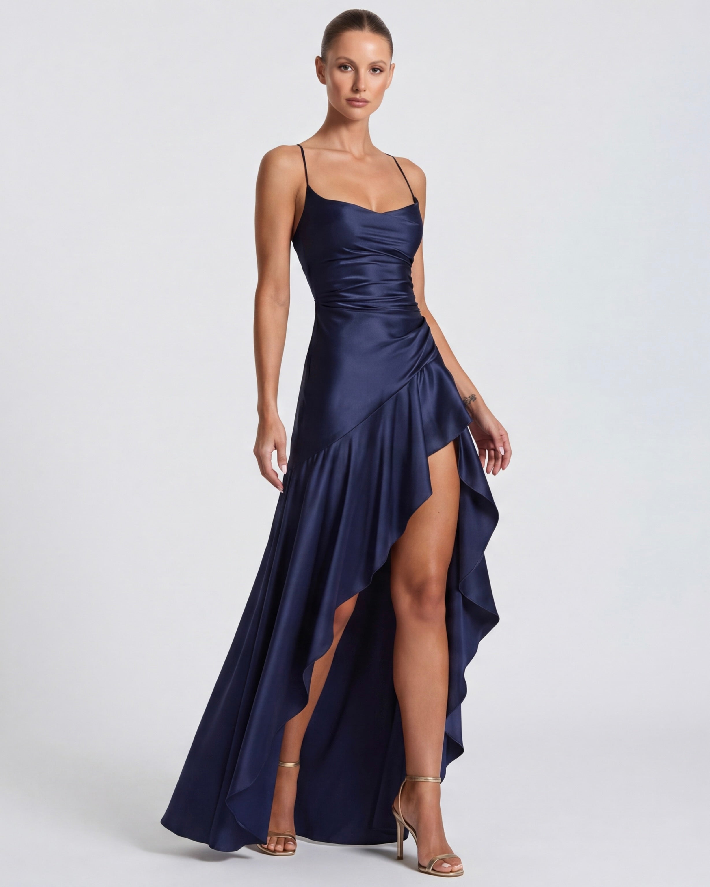 Ariana | Vestido Largo Drapeado