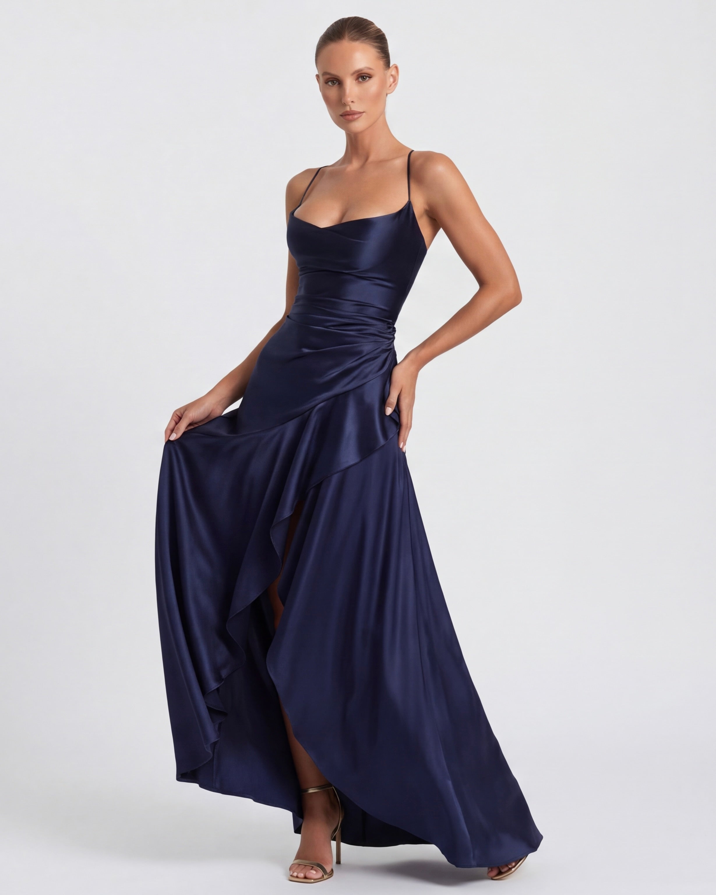 Ariana | Vestido Largo Drapeado