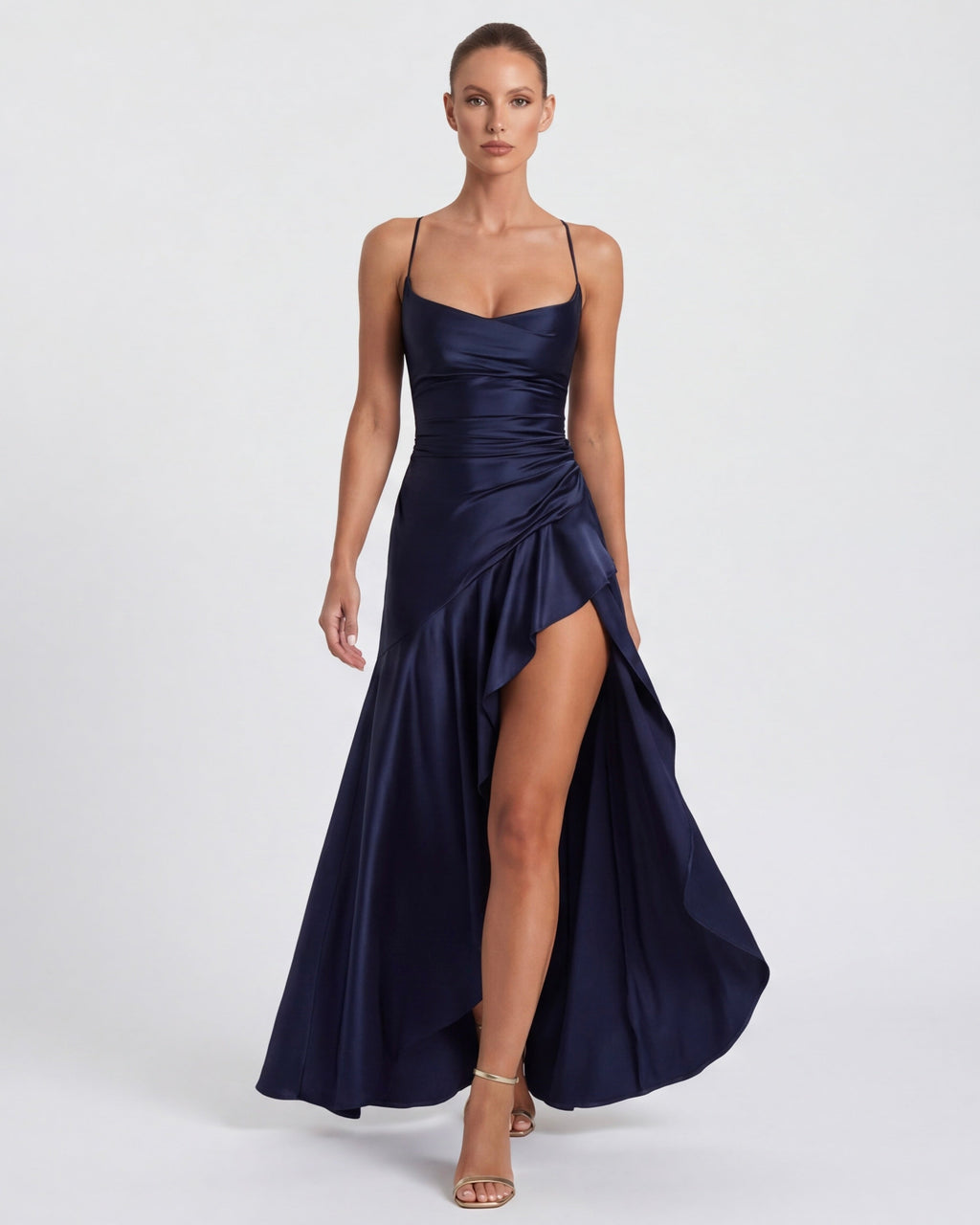 Ariana | Vestido Largo Drapeado