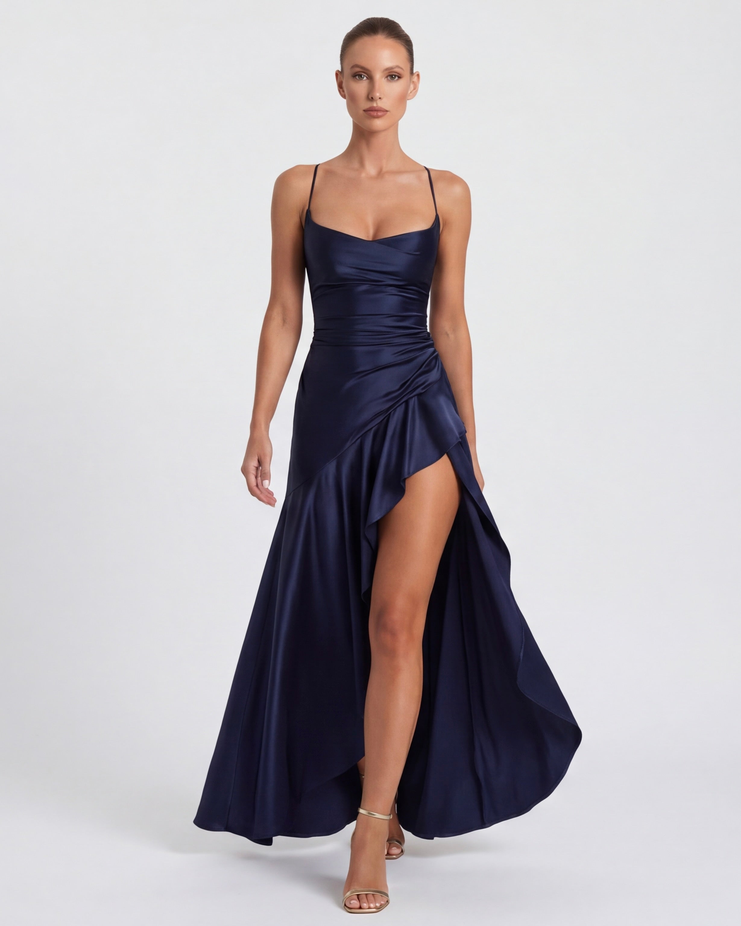 Ariana | Vestido Largo Drapeado