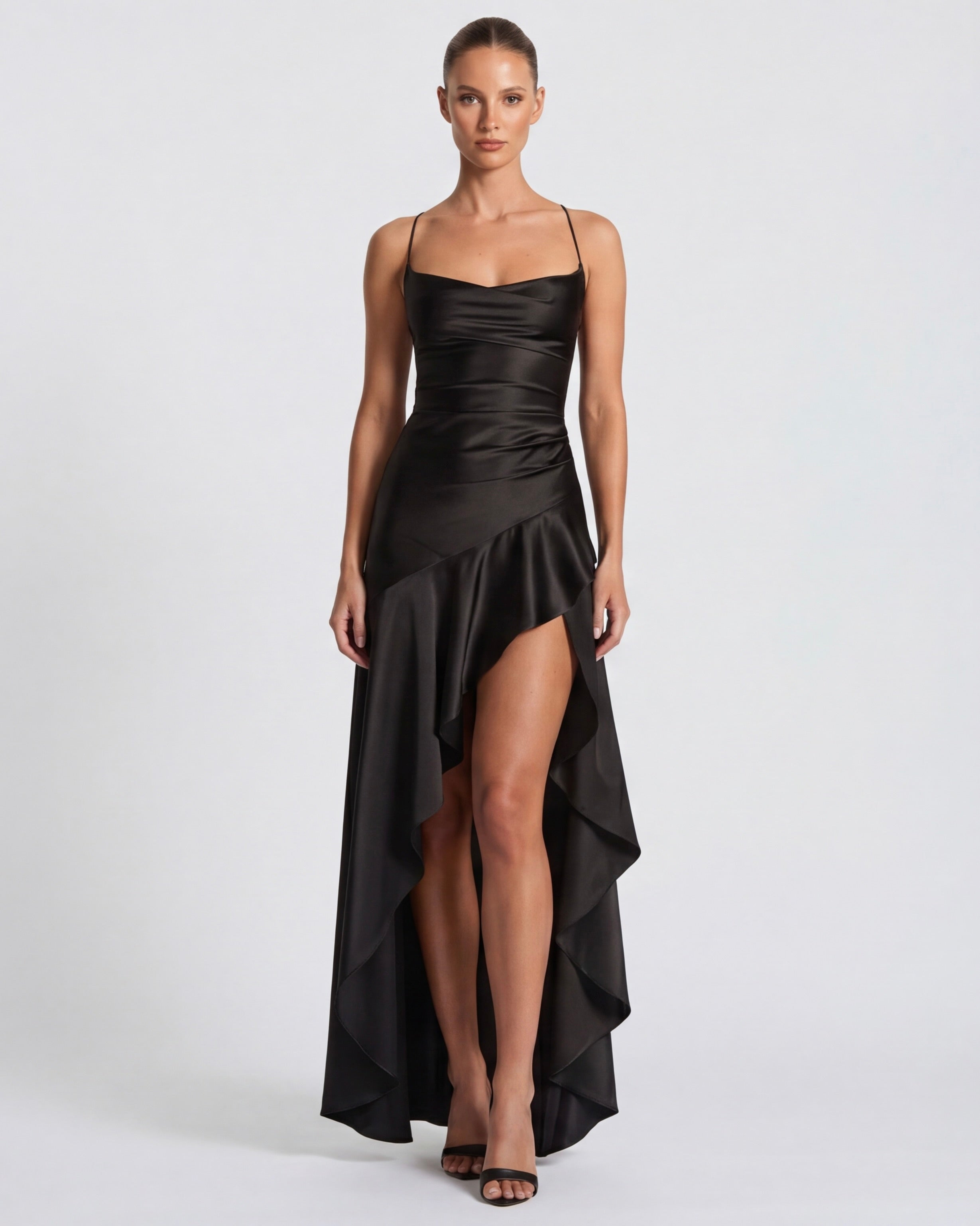 Ariana | Vestido Largo Drapeado