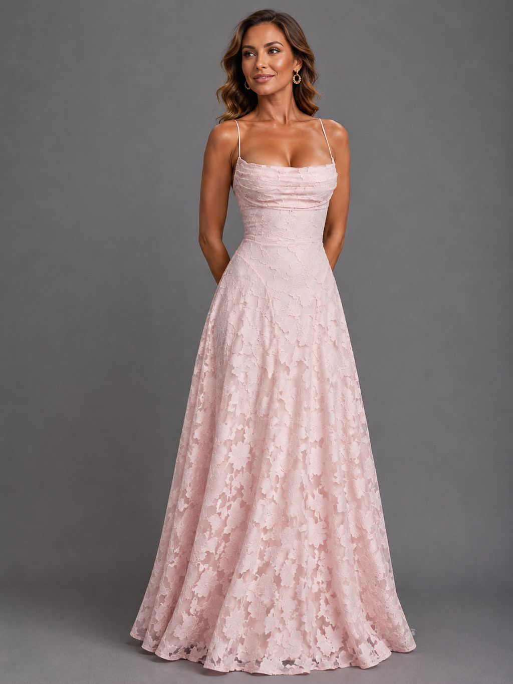 THALÍA | Elegante vestido largo de encaje