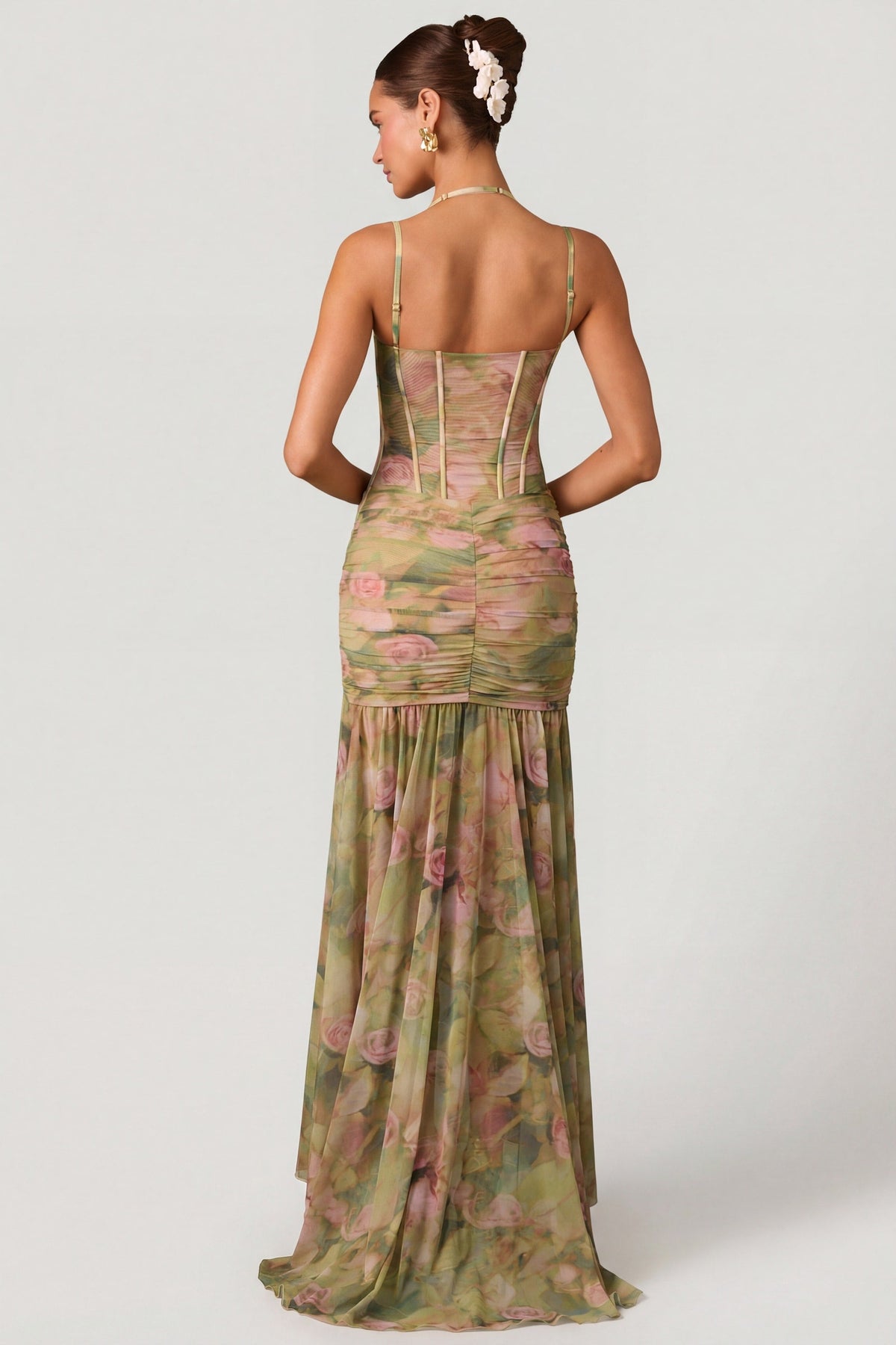 Vestido Haruna Floral Asimétrico